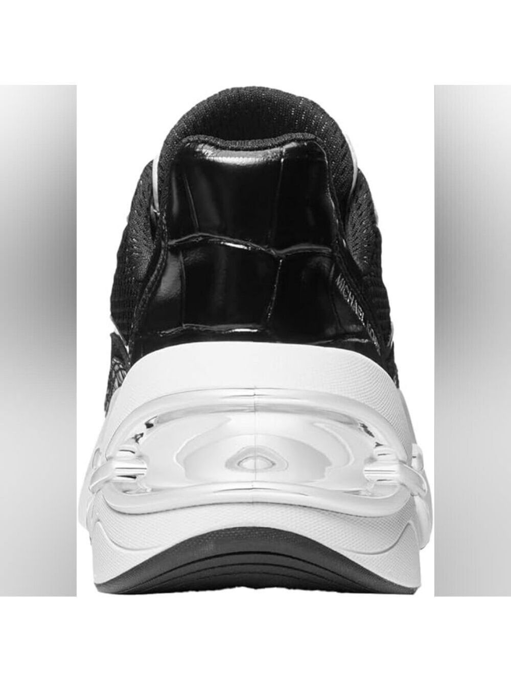 Michael Kors Black and White Trainer Sneaker Size 8.5 - Picture 2 of 4